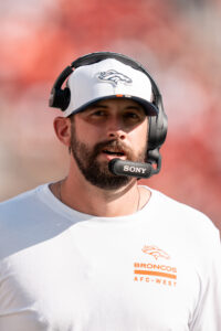 broncos promote davis webb to oc