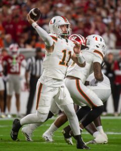 cardinals take miami qb carson beck to open third round
