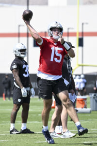 Raiders QB Kirk Cousins Not Certain To Start In Week 1 raiders qb kirk cousins not certain to start in week 1