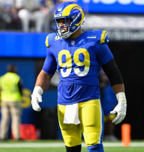 Aaron Donald Goes Through Second Rams Workout aaron donald goes through second rams workout