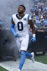 panthers te ja’tavion sanders drawing trade interest