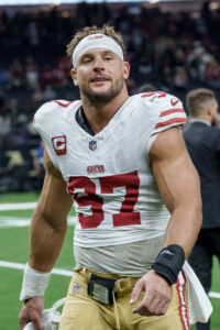 49ers DE Nick Bosa To Miss Time With Calf Injury; IR Stint Unlikely 49ers de nick bosa to miss time with calf injury; ir stint unlikely